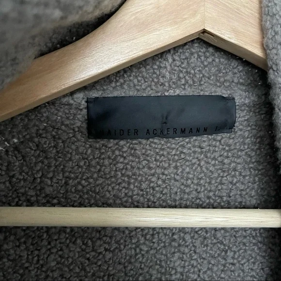 Taupe Asymmetrical Knit Vest - Picture 3 of 13